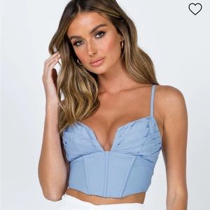 Princess Polly Jorja Top Blue